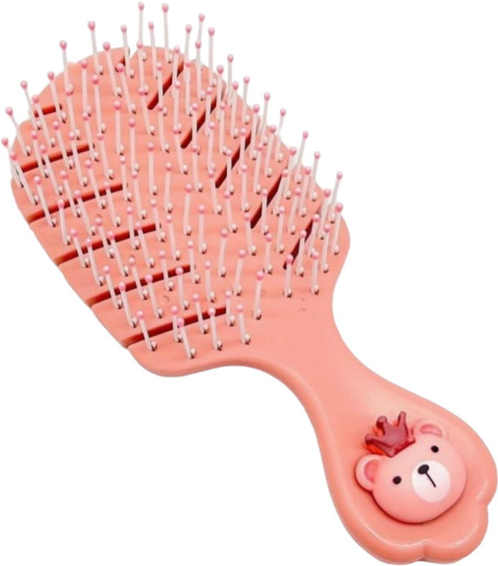 feelhigh Cartoon Design Soft Bristles Brush for Thick Curly Wet and Dry Hair