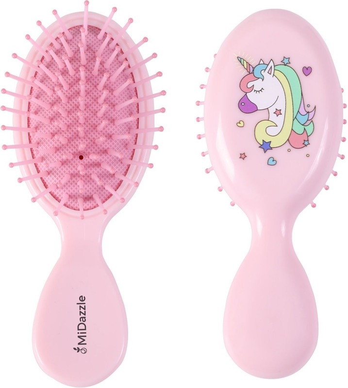 Omidazzle Unicorn Paddle Brush Gentle Detangling & Styling for Kids