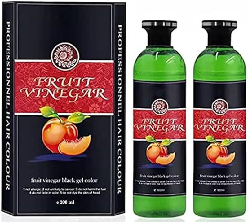 BEAUTE BLANC FRUIT VINEGAR HAIR GEL bottles , BLACK , BLACK