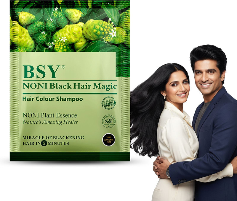 PRiiS Noni Black Hair Magic 12ml x 05 Sachets , Black
