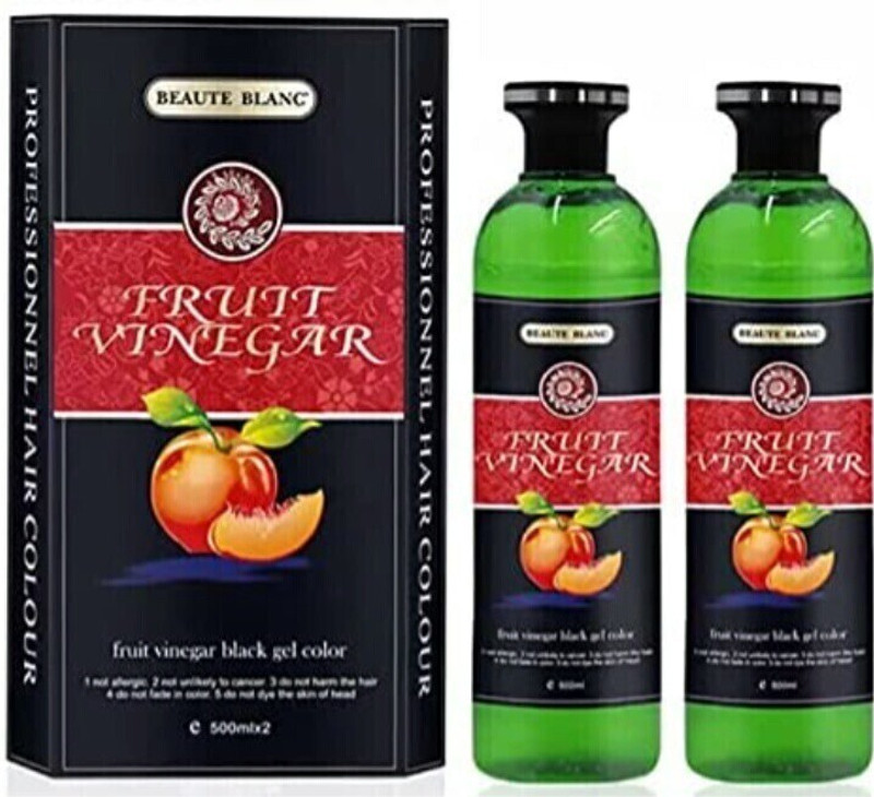 BEAUTE BLANC FRUIT VINEGAR HAIR GEL bottles , BLACK , BLACK