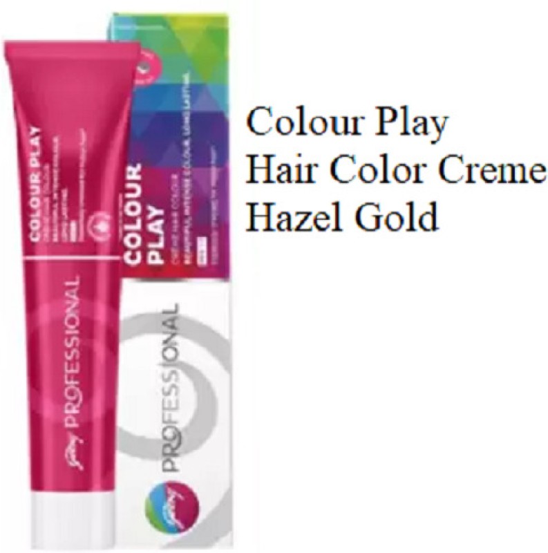 Godrej Professional Colour Play Hair Color Creme , Hazel Gold