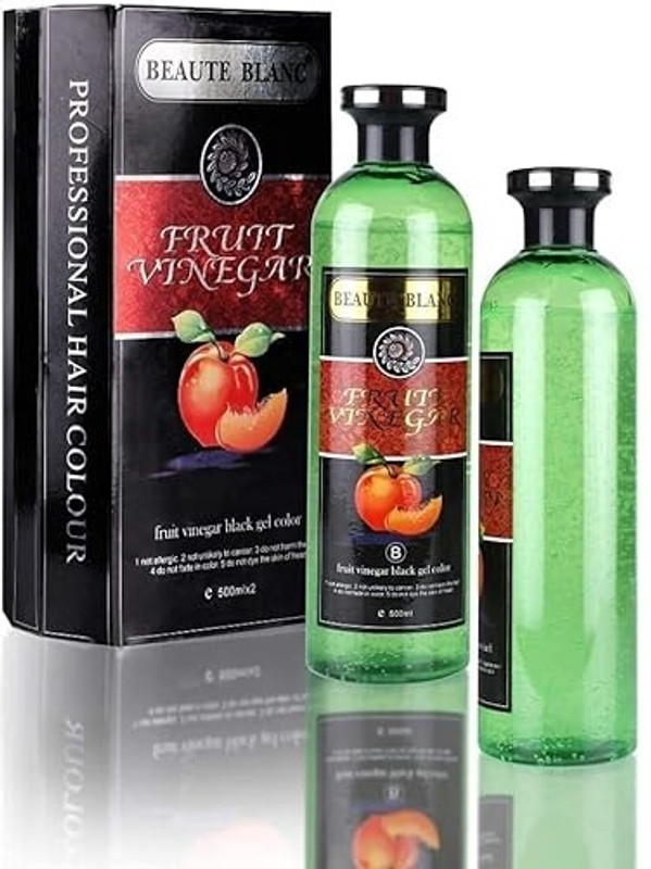 BEAUTE BLANC FRUIT VINEGAR HAIR DYE , BLACK