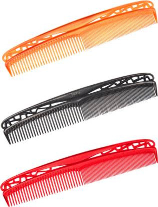 Breyers Combo Of 3 Pcs Plastic Hair Comb Set For Women And Men Use