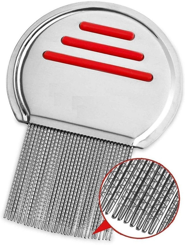 Alley Glam Professional Stainless Steel Lice & Nit Removal Comb Set