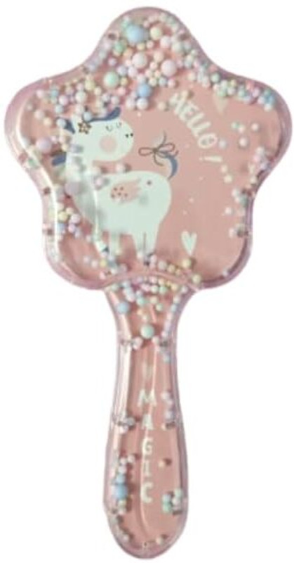 DUSSEN Unicorn Star Shaped Novelty Glittery Star Brush Comb