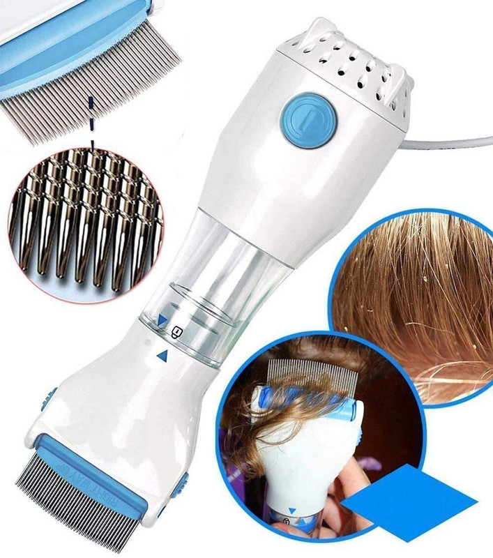 KALYASTUDIO V Comb Head Lice Removal Electronic Comb for Dog, Cat, Donkey