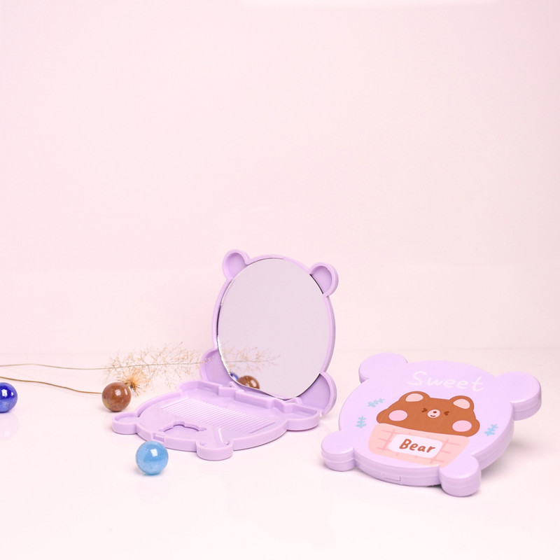 The Little Lookers Comb and Mirror Set with Soft Bristles & Rounded Tips for Babies/Kids/Toddlers
