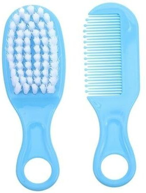 MICASHU Baby Hair Brush and Comb Set, Soft Bristles