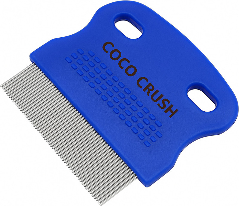 COCO CRUSH Lice & Nit Remover Comb | Stainless Steel | 0.15mm Fine Teeth | Gentle for Kids