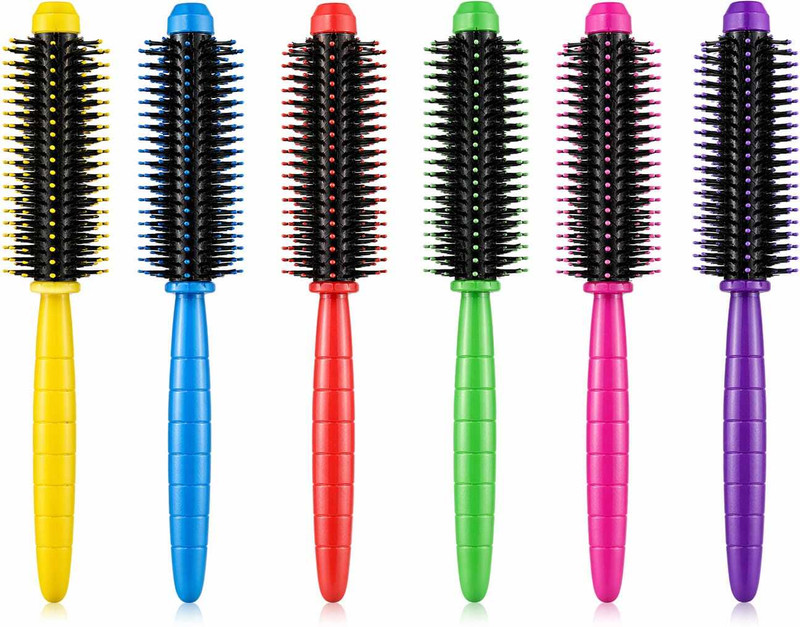 Ulike collection 6 pc Hair Comb Set for Women Multi Color Round Combs for Styling