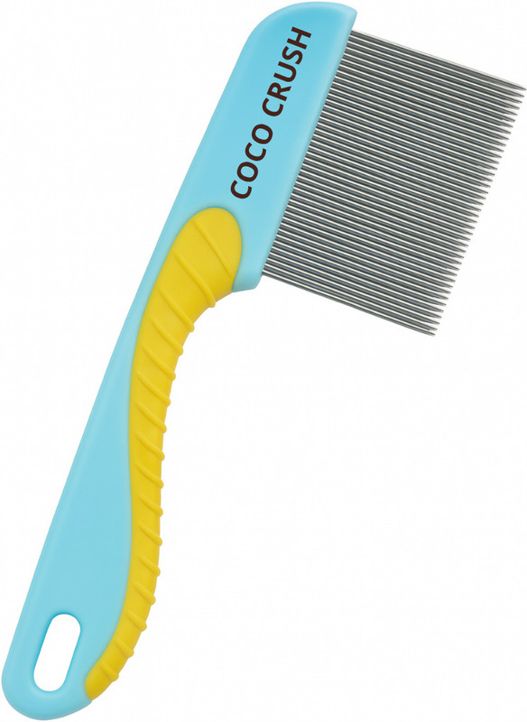 COCO CRUSH Lice & Nit Remover Comb | Stainless Steel | Firm Grip | All Hair Types