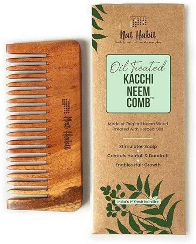 craftssrw WOODEN NEEM COMB