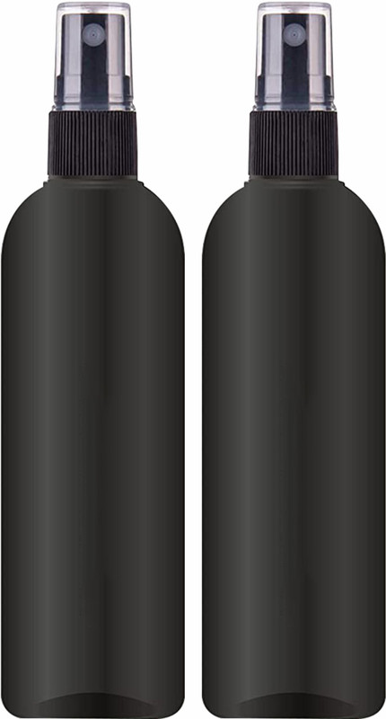 Chariot New york Refillable Spray Bottles With Pump For DIY Perfume,Oils,Aromatic Water,Beauty 120 ml PET Spray Bottle(Pack of 2, Black)