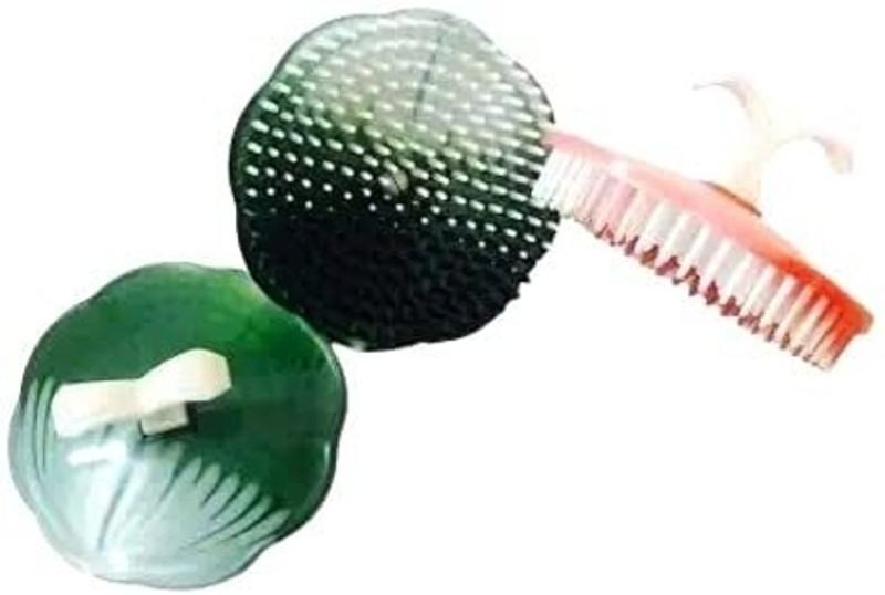 Prettify Hand Grip Round Plastic Hair Washing Comb Pack Of 3