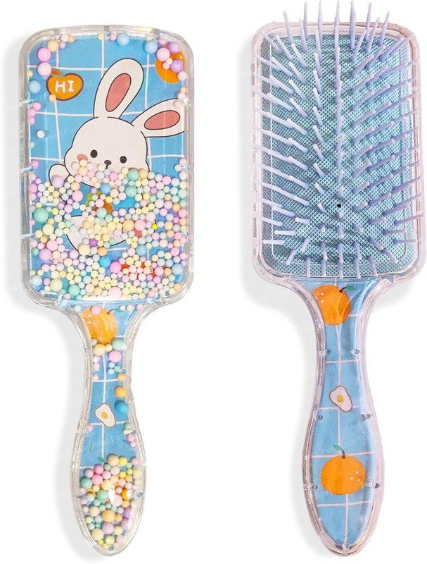 FunBlast Cartoon Hair Comb and Brush Set for Kids & Women - 1 Pc (Random Color and Print)