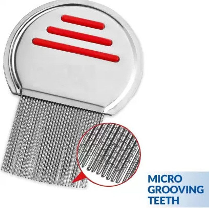 DOTFUSION Multicolor stainless steel anti head lice comb