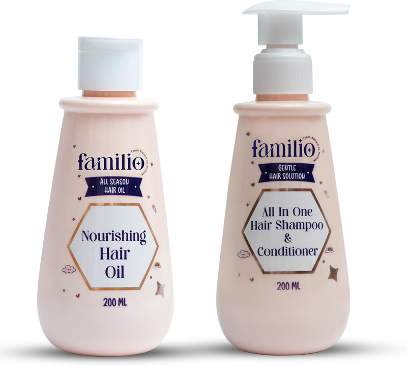FAMILIO Gentle Nourishing Shampoo, Natural Hair Oil_200ML