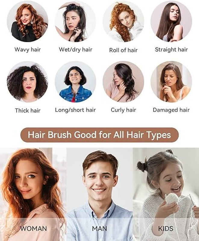 Luipui latest brown color hair comb pack of 1