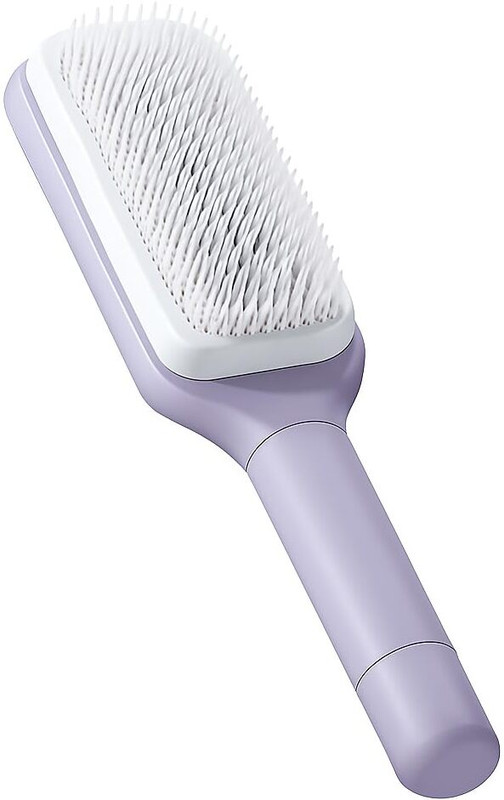MBUYS MALL New Self-Cleaning Anti-Static Massage Comb – 4-in-1 Detangling Hairbrush