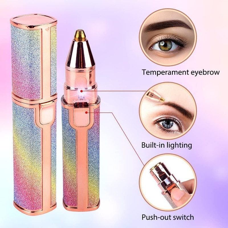 santsales Women's facial hair removerforwomen,Face,Lips,Nose Hair Removal Electric Trimmer Hair Curler(Multicolor)