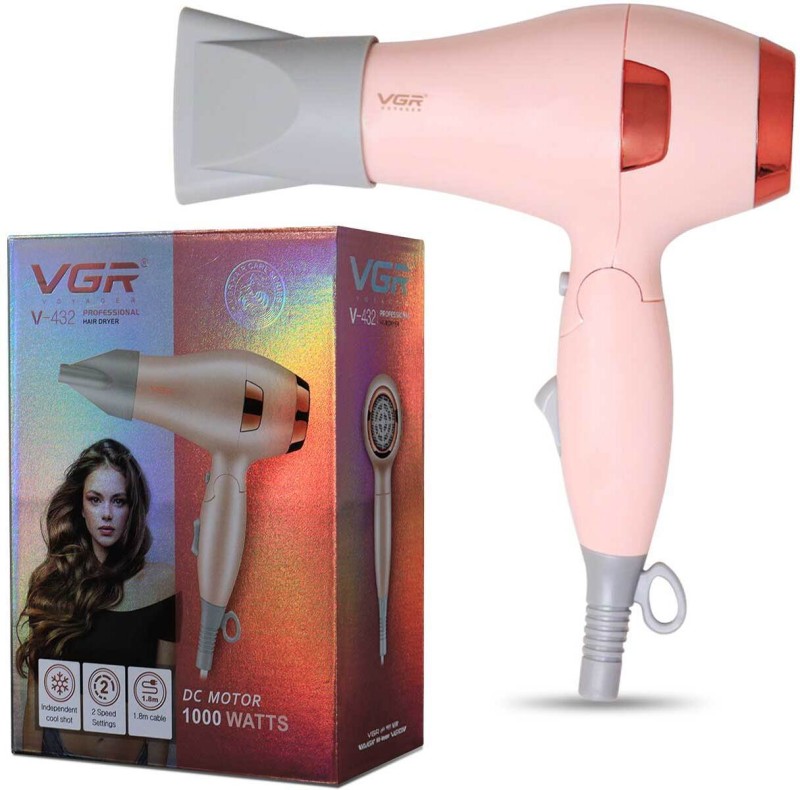Vgr V-432 Hair Dryer(1000 W, Pink)
