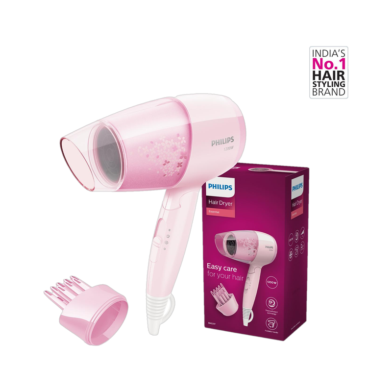 PHILIPS BHC017/00 Hair Dryer(1200 W, Pink)