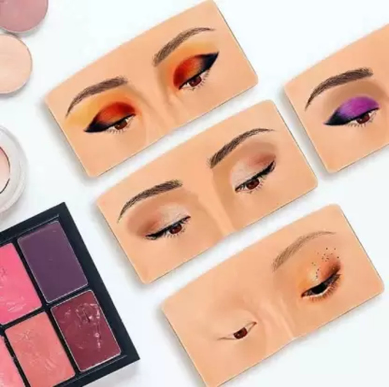 asija makeovers Eye Makeup Practice, Face Board Mannequin, Silicon Eye practice dummy Hair Extension