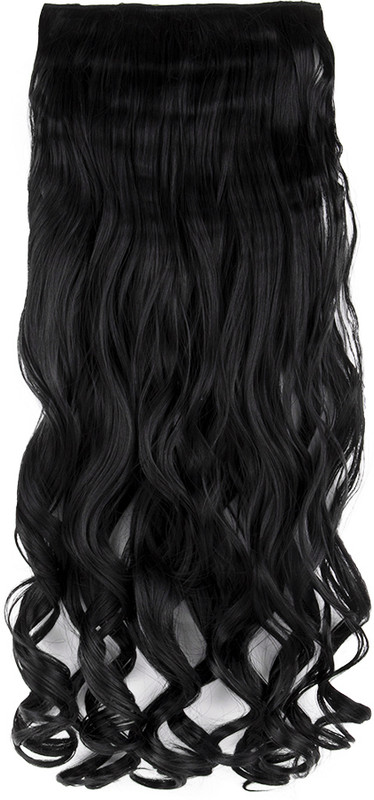 Stasia Street CLIP-IN 30'' Beach Wavy Jet Black  Extensions Hair Extension
