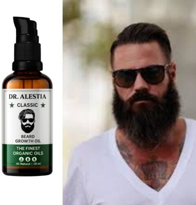 dr. alestia beard oil beard growth oil natural beard oil organic beard oil premium beard oil Hair Oil(30 ml)