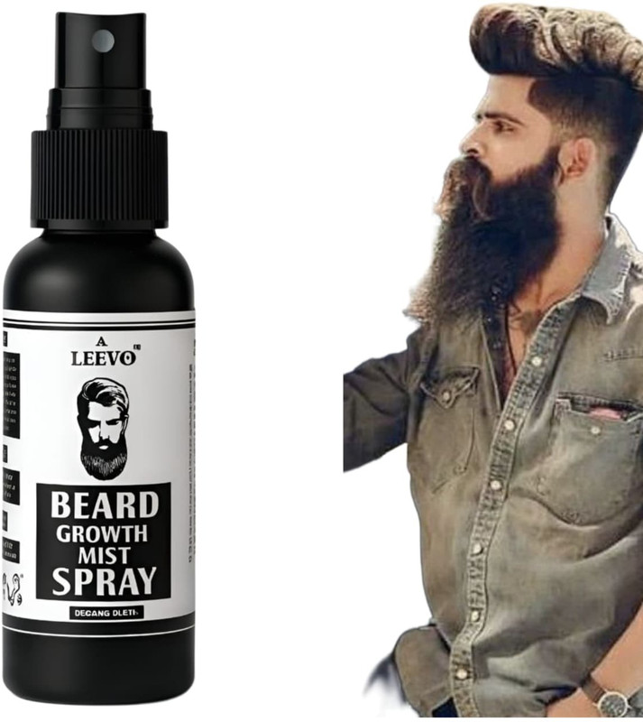 LEEVO Legend Beard Growth Mist – Advanced Beard Growth Booster Hair Oil(50 ml)