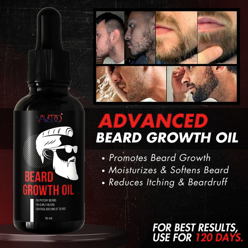 RKD Beard Grooming Oil for Men – Deep Conditioning & Frizz Control Beard Care Hair Oil(15 ml)