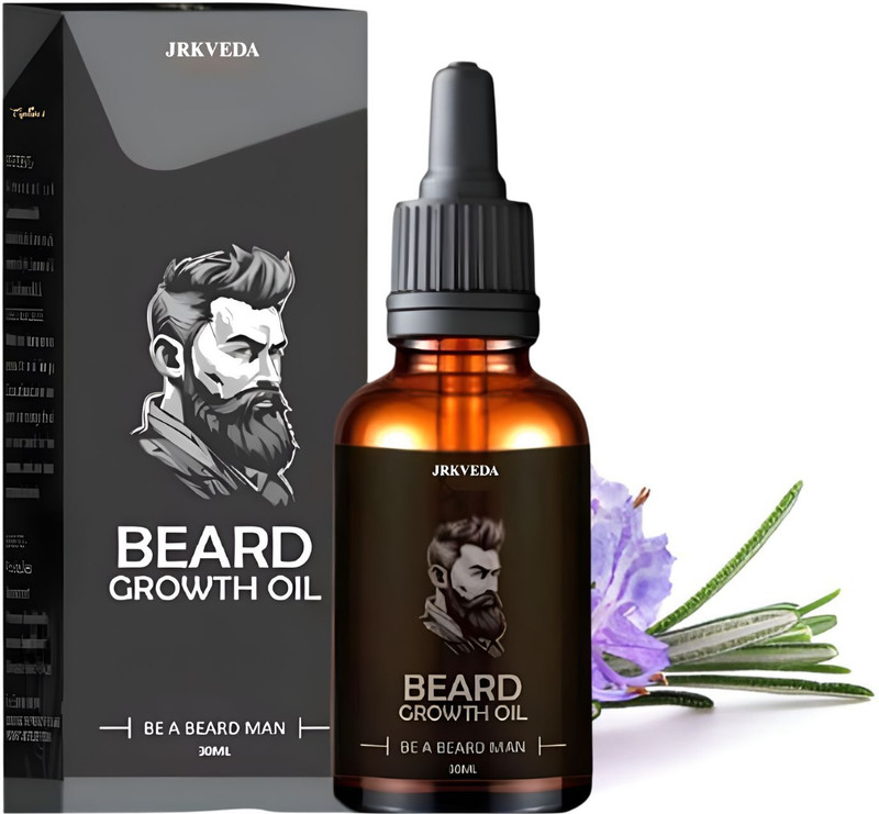 JRKVEDA Natural Beard Growth Essential Oil Hair Oil(30 ml)