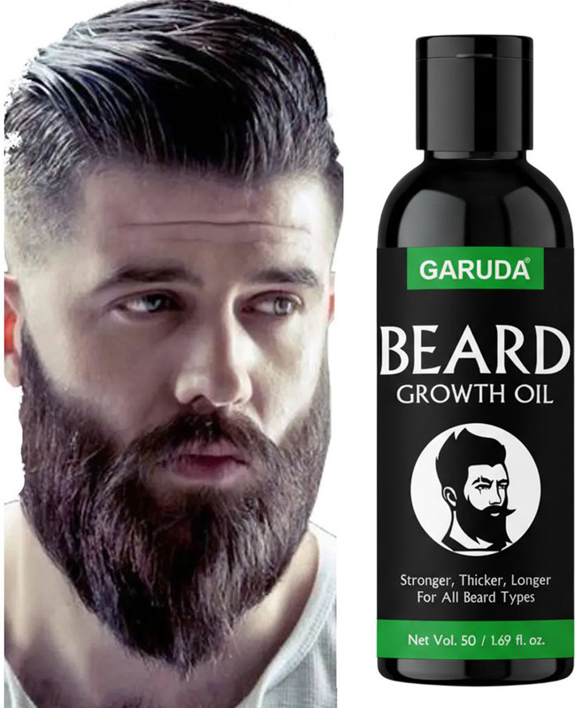 Garuda Premium Beard Growth Oil for Men 50ml – 11 Essential Oils Nourishing Formula Hair Oil(50 ml)