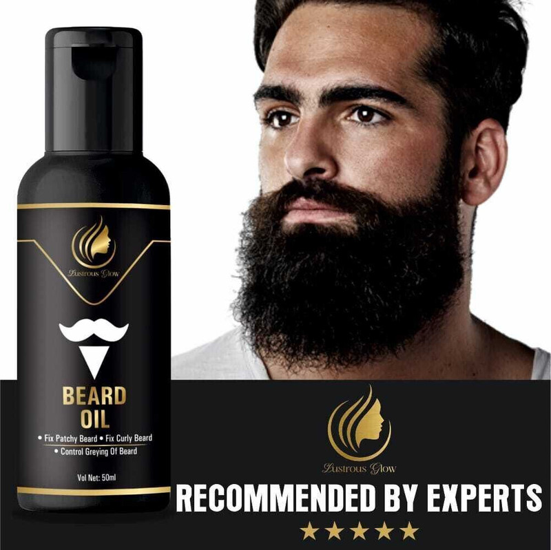 Lustrous Glow Beard And Hair Growth Hair Oil 10X More Growth Best For USE Hair Oil(50 ml)