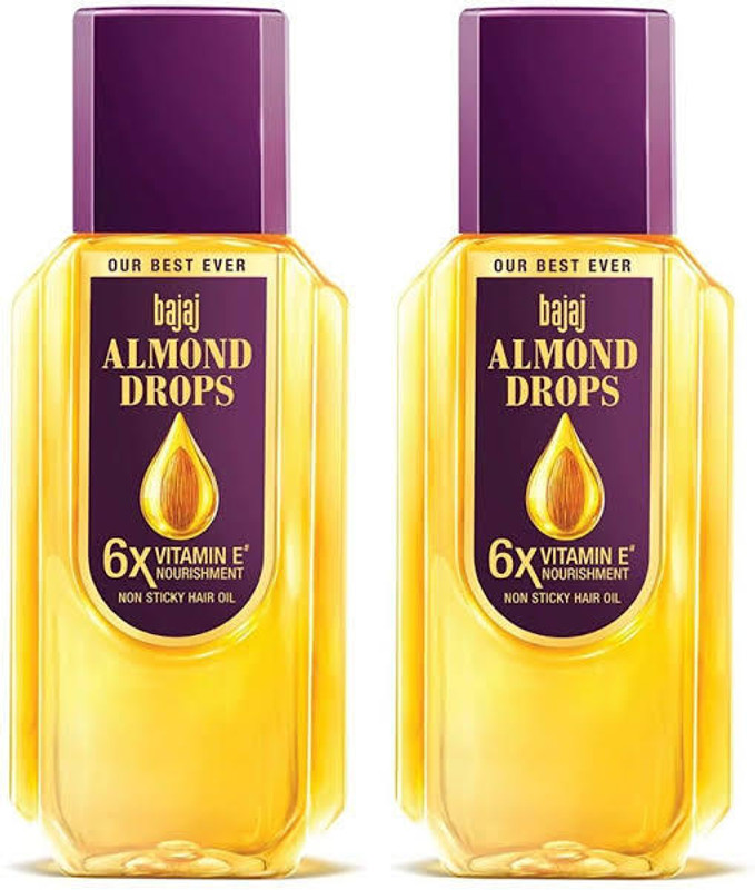 BAJAJ Almond Drop Hair Oil 95ml x 2 Hair Oil(190 ml)