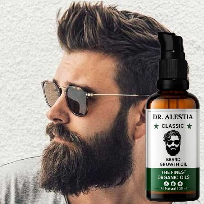 dr. alestia Beard Oils For Beard Hair Growth and for Man Hair Oil(30 ml)