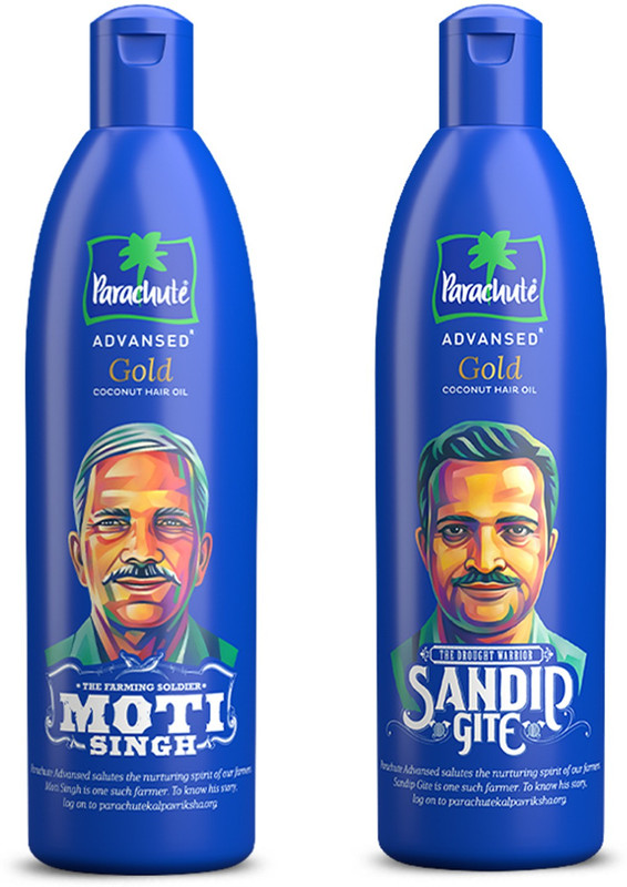 Parachute Advansed Gold Coconut Hair Oil Limited Edition Pack, A Tribute to the Farmers, Saver Pack Hair Oil (560 ml)