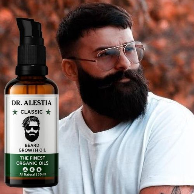 dr. alestia Advance Beard Growth Oil For Men 30ml Hair Oil(30 ml)
