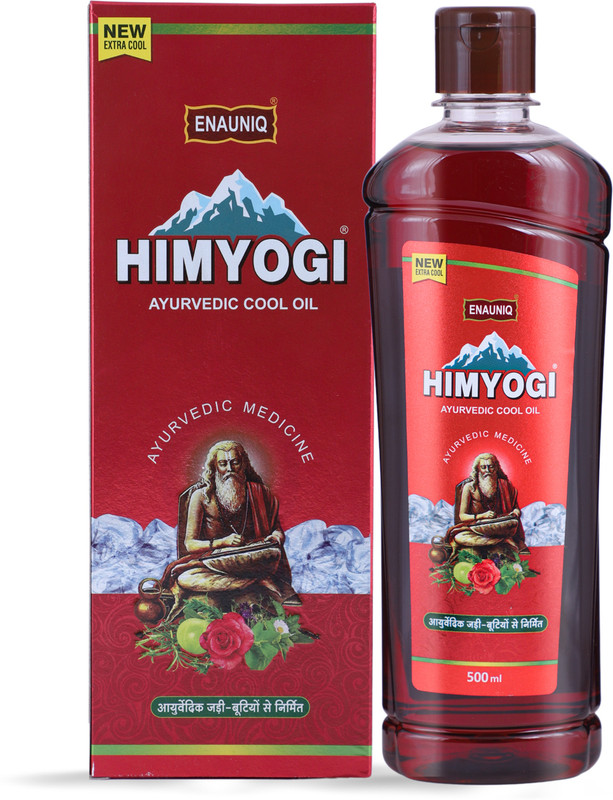 ENAUNIQ Himyogi Red Cool 500ml Hair Oil(500 ml)