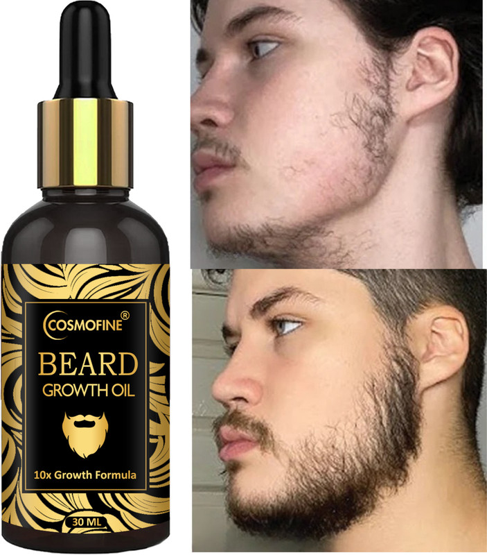 cosmofine Mooch & Beard Oil - Natural Grooming Solution for a Well-Maintained Look Hair Oil(30 ml)