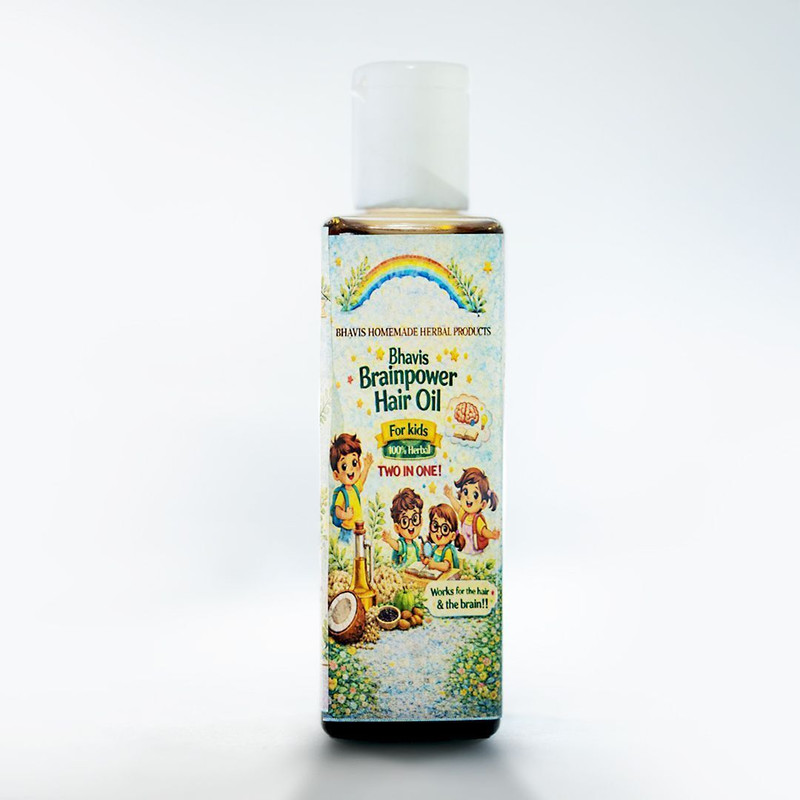 Bhavis Homemade Herbal Products BHAVIS BRAINPOWER HAIROIL Hair Oil(110 ml)