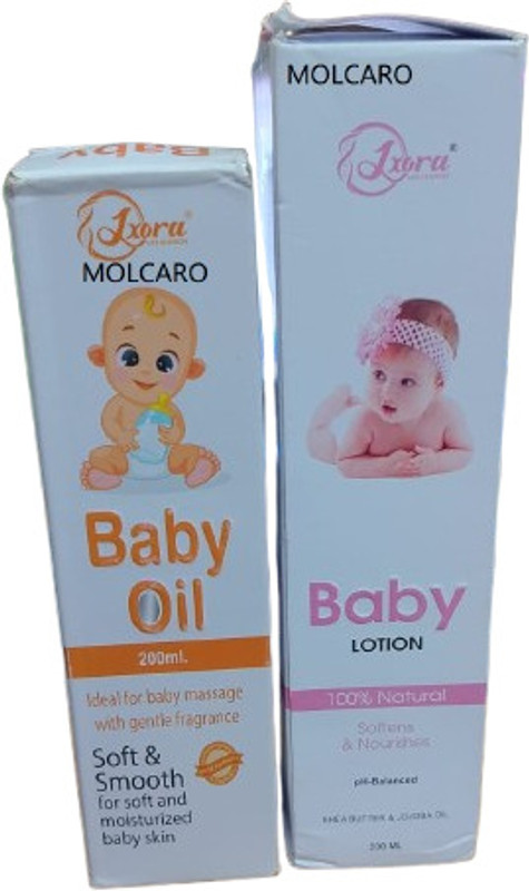 MOLCARO BABY OIL AND BABY LOTION Hair Oil(400 ml)