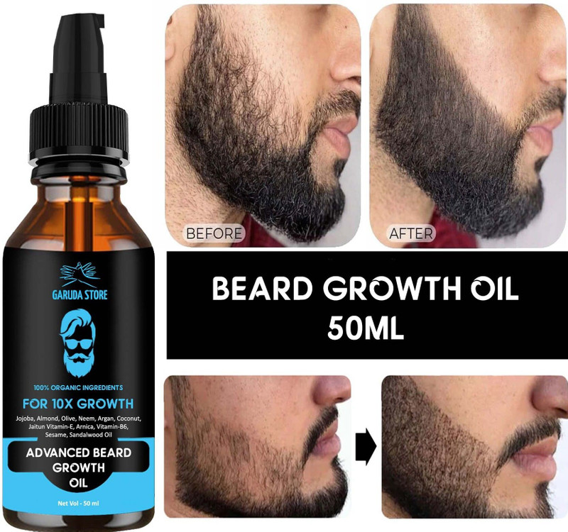 Garuda Store Argan Oil Beard Oil - Softens and Conditions Beard Nourishes and Softens Beard Hair Oil(50 ml)