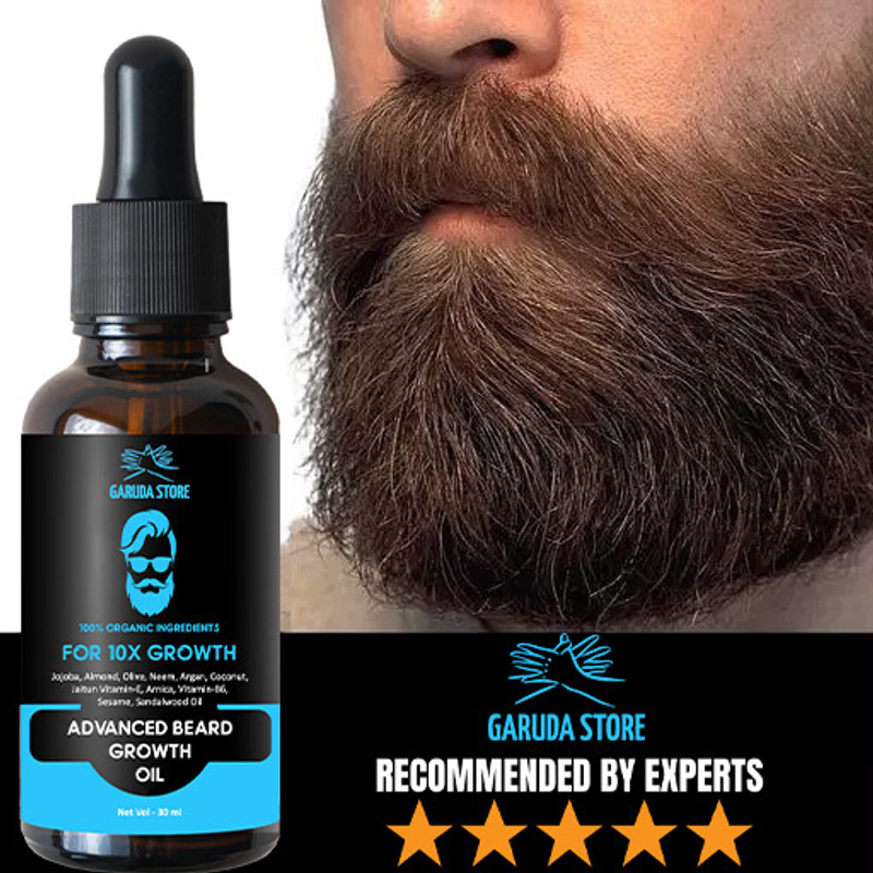 Garuda Store The Best Beard Oil for Men Who Want to Look Their Best for Men's Style Hair Oil(30 ml)