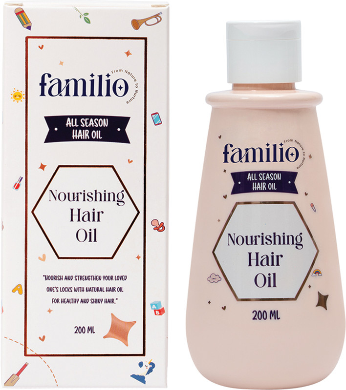 FAMILIO Nourishing Hair Oil for Hair Growth, Avocado Enriched Kids Hair Oil(200 ml)
