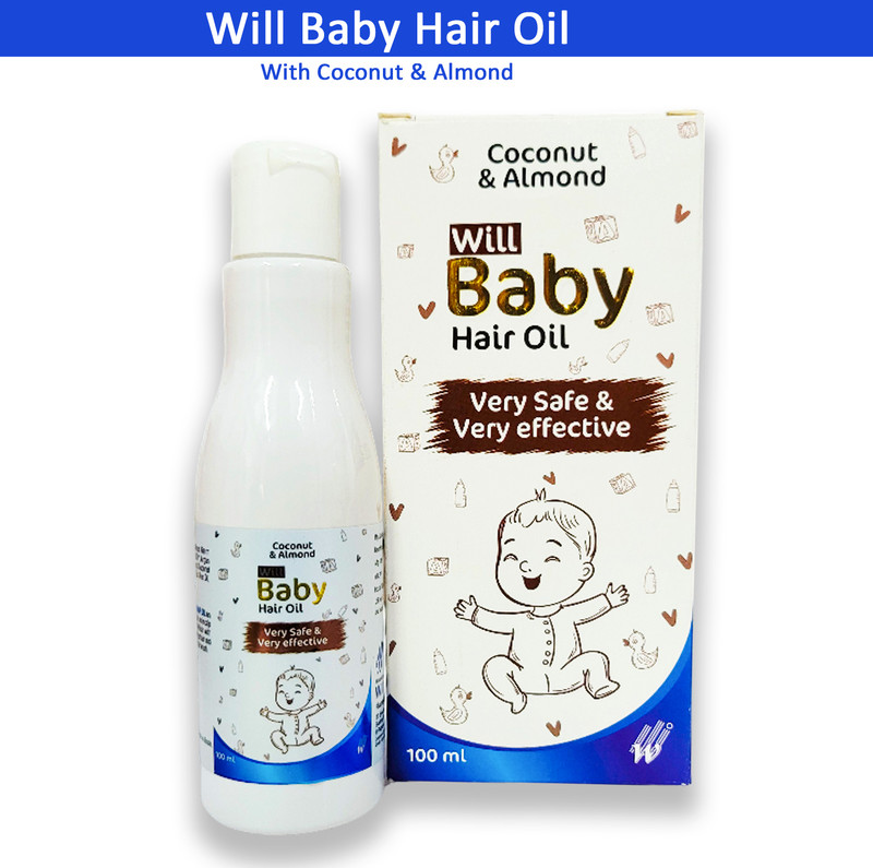 WILL Baby Hair Oil for Moisturizing and Promoting Healthy Hair Growth Hair Oil(100 ml)