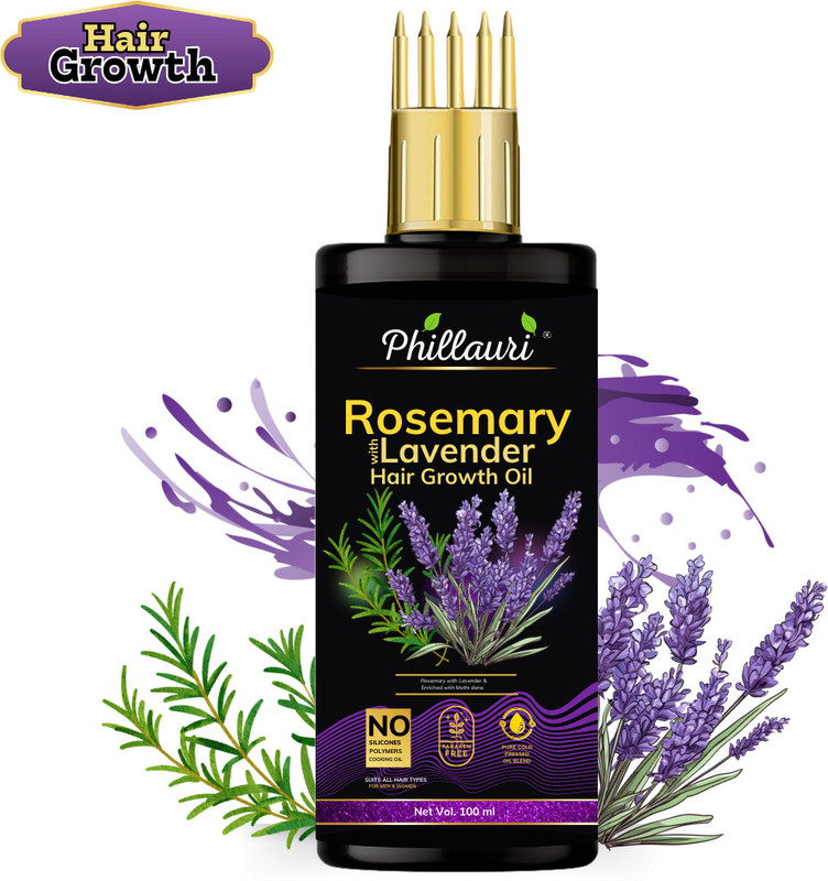 Phillauri Rosemary Hair Growth Oil with Rosemary & Methi Dana for Promoting Hair Growth Hair Oil(100 ml)