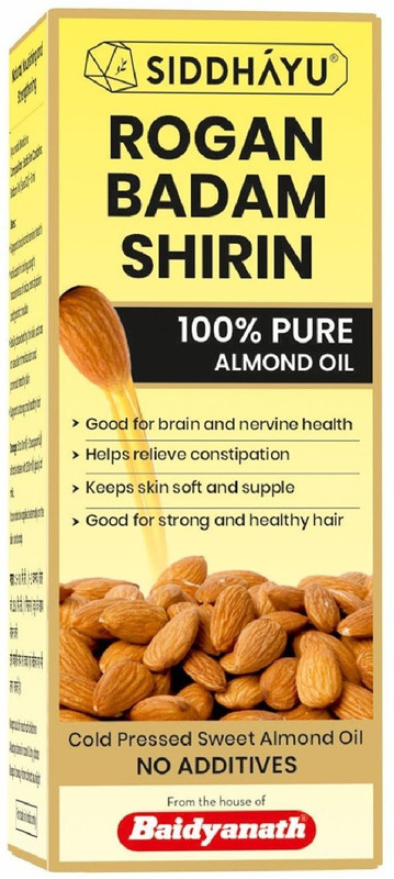 Baidyanath Rogan Badam Shirin 50 ml, Natural & Pure Almond oil Hair Oil(50 ml)