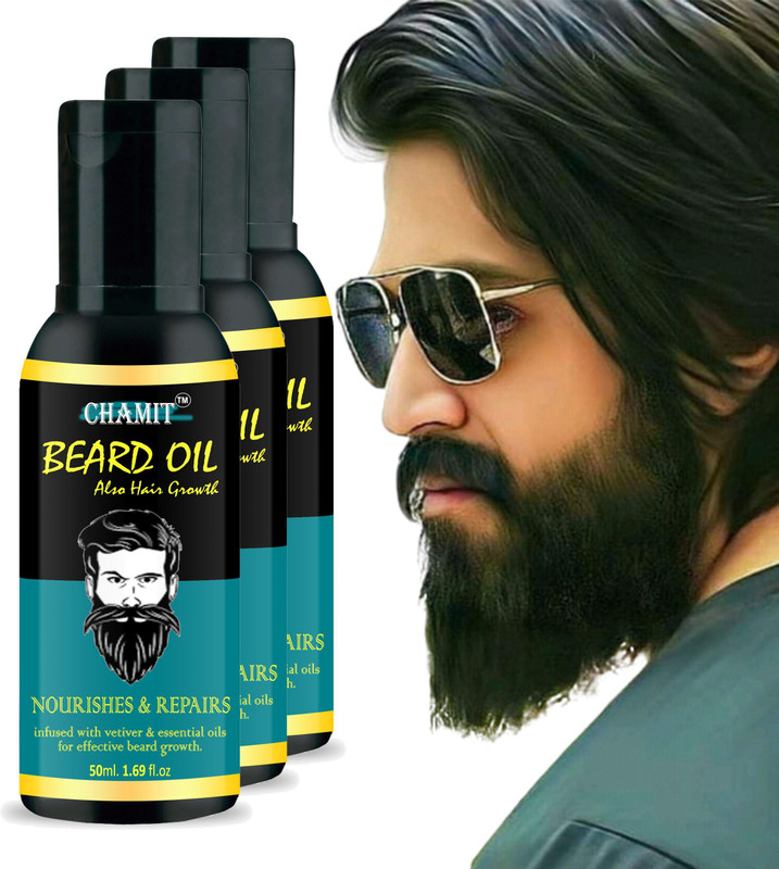 Chamit beard growth oil with Advances formula based Strong men Hair Oil(150 ml)
